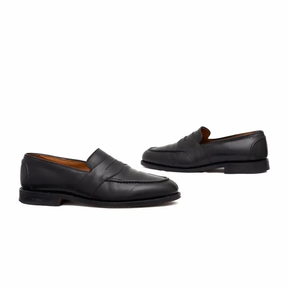 $850 Allen Edmonds Randolph Black Shell Cordovan Penny Loafer — US 10 EEE